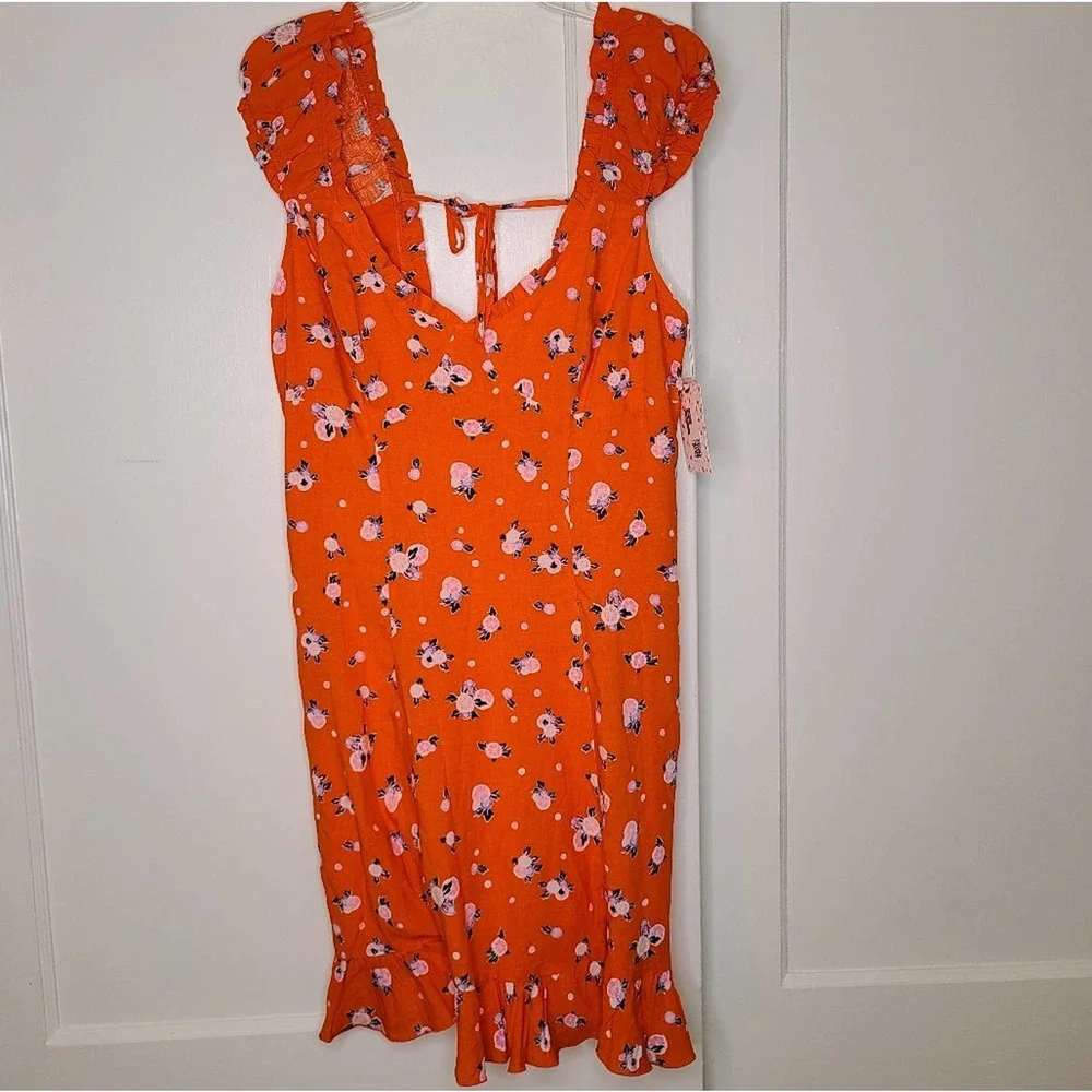 Free People Like A Lady Mini Dress Floral NEW